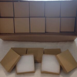 NEW! HUGE Bundle of Brown Jewelry Gift Boxes -85-90ct